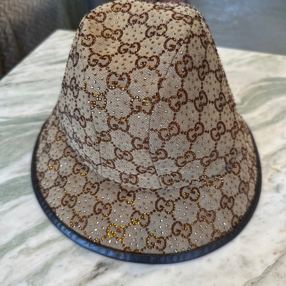 Gucci crystal embellished Bucket Hat - Picture 1 of 3